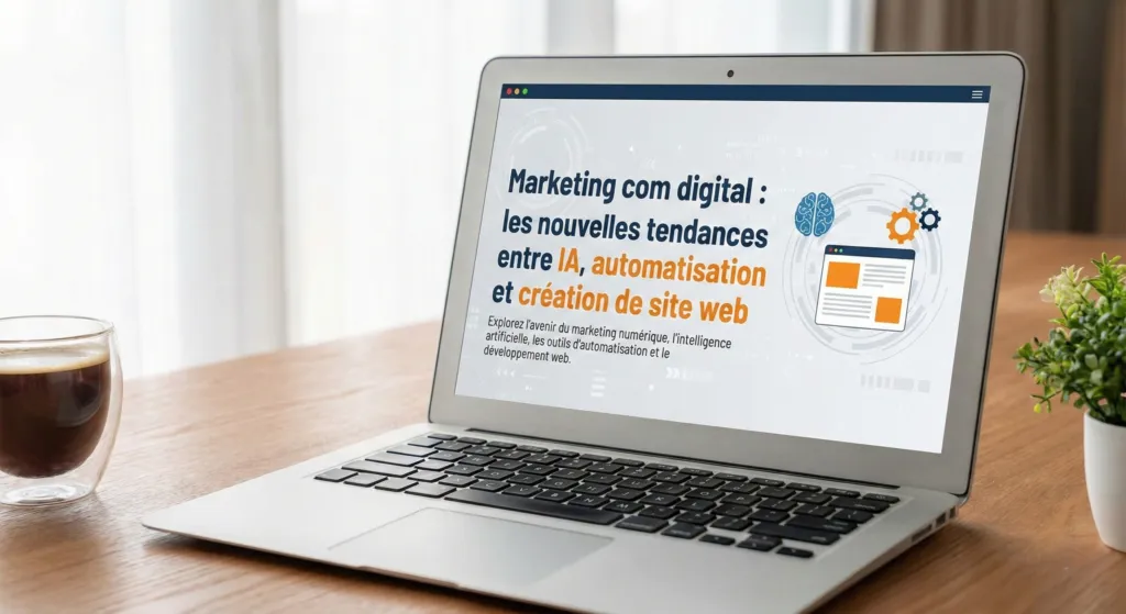 Illustration des tendances du marketing com digital